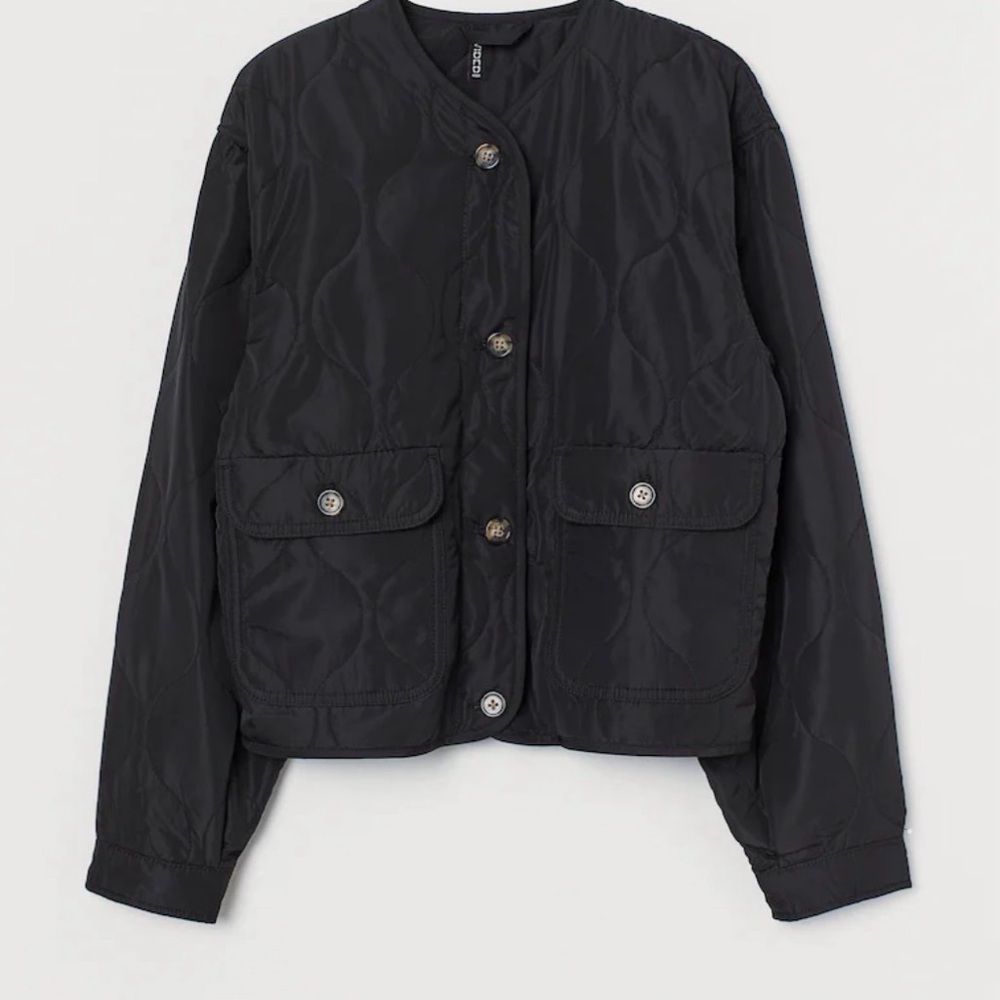 Black Quilted Women's‎ Jacket